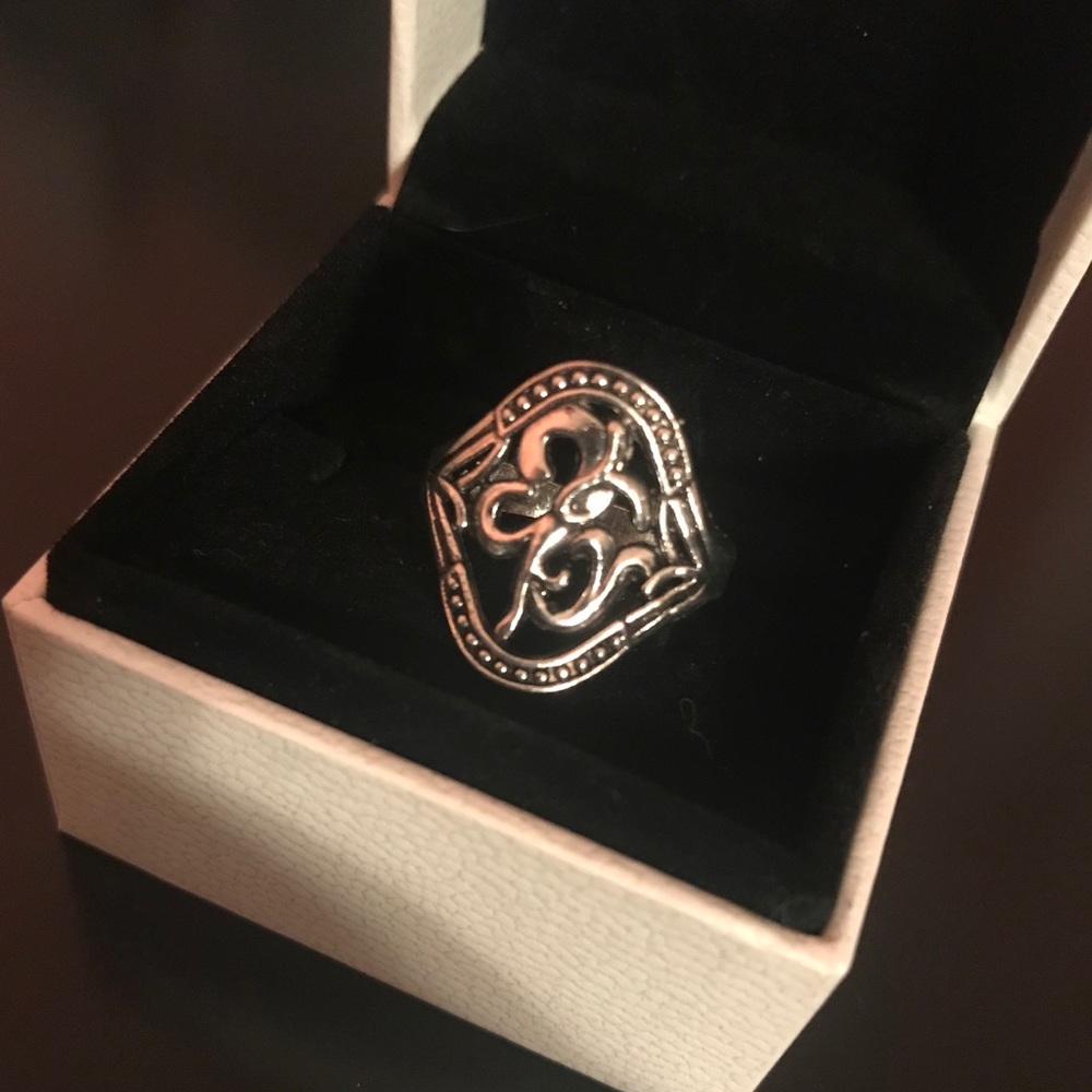 Tibet Silver Half Swirl Design Ring BOGO